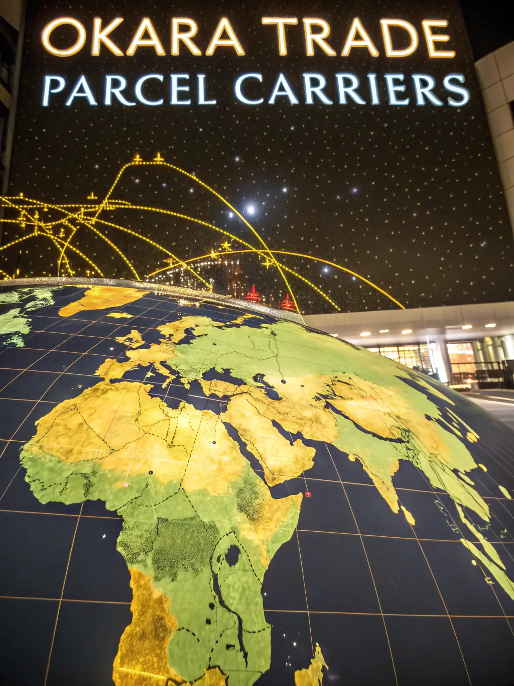 A world map highlighting the key regions MotorSphere serves for vehicle import/export, emphasizing the company's extensive network and global capabilities.